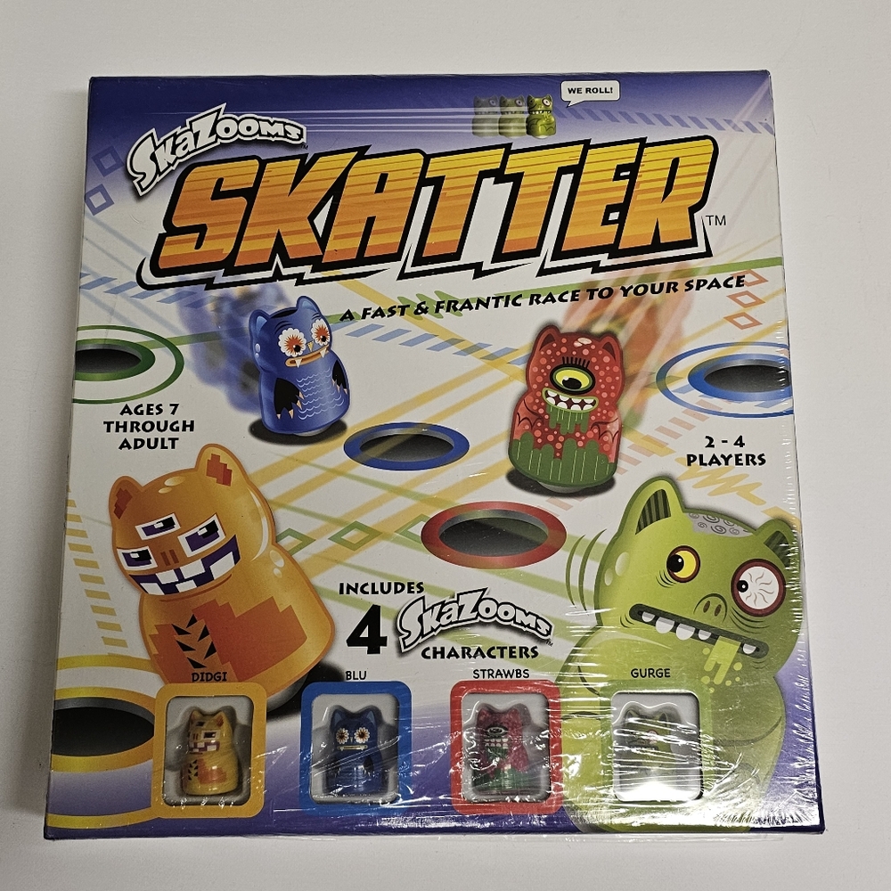 Skazooms Skatter Board Game - Action Toy Game For Kids